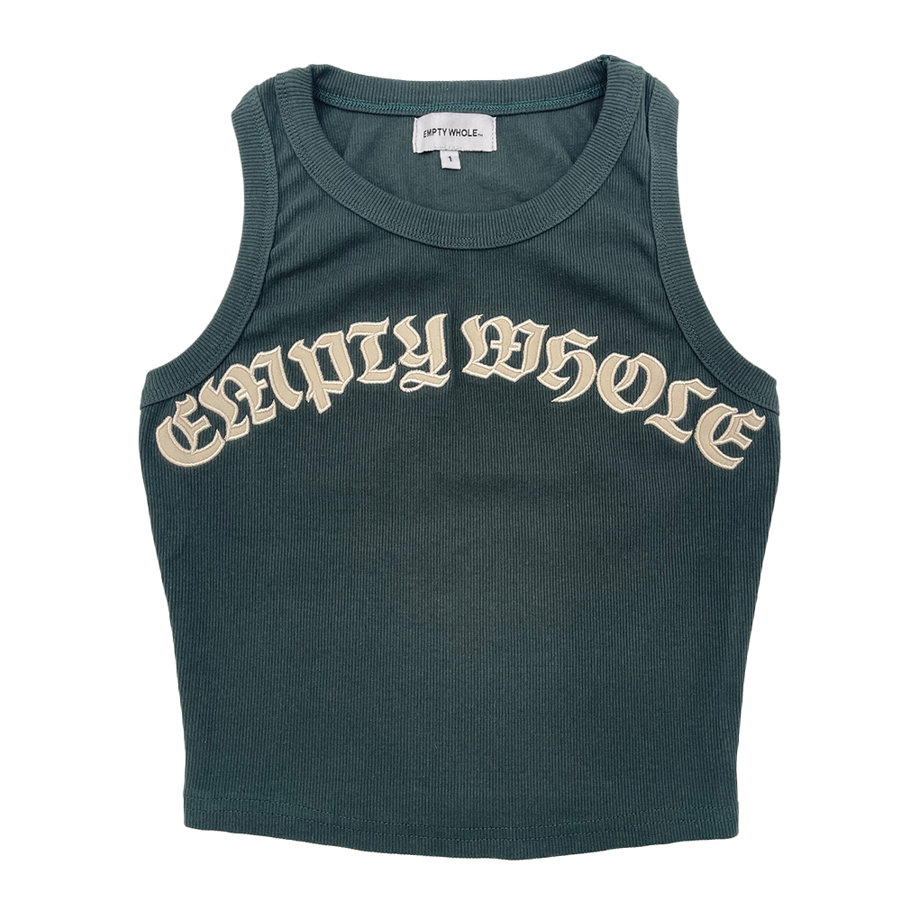 Script Logo Tank Top - Deep Teal