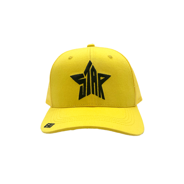 Empty Whole Star Trucker Hat - Yellow - Empty Whole Women's Streetwear - Girls Snapback Trucker Hat
