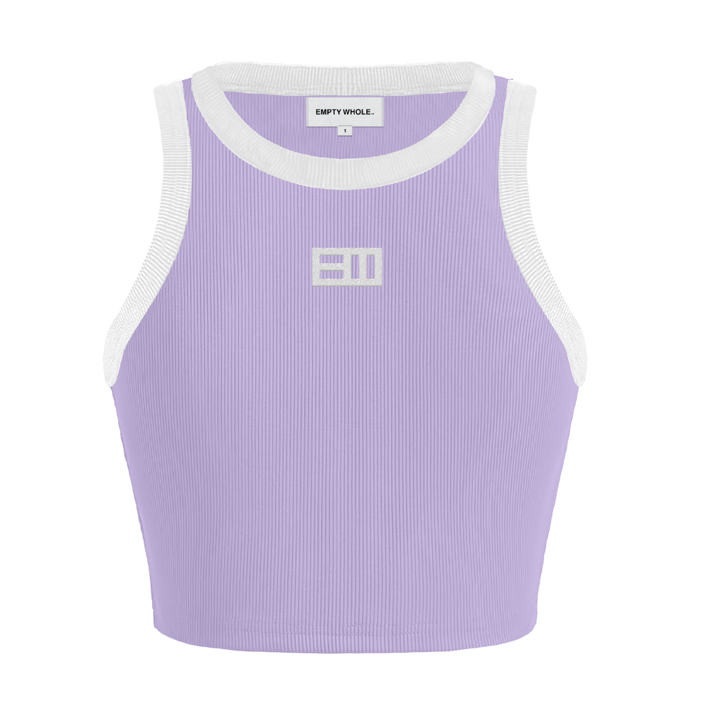 Empty Whole Box Logo Tank Top - Lavender