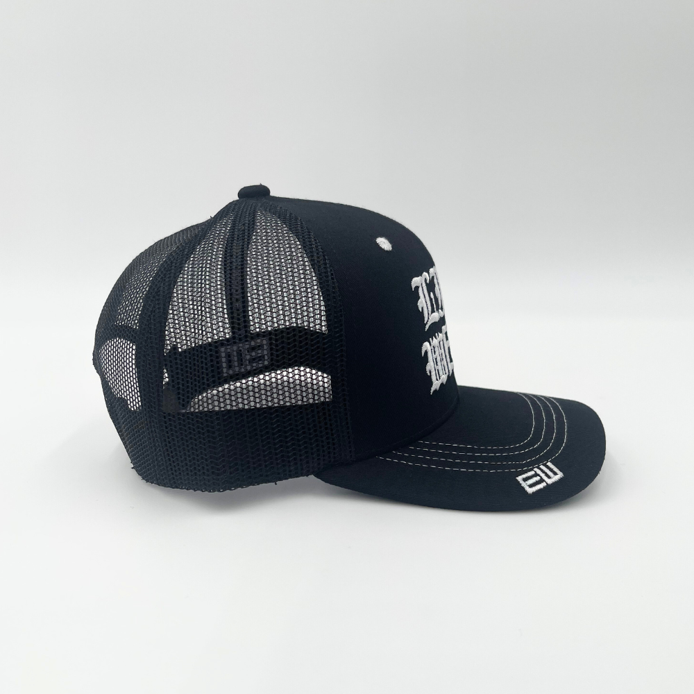 Live Well Trucker Hat - Black | Empty Whole Womens Streetwear | Hats