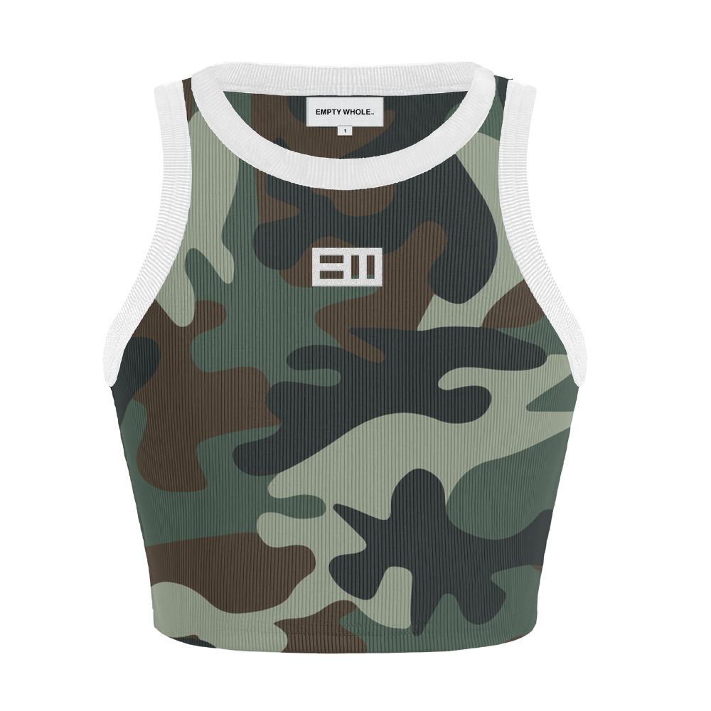 Empty Whole Box Logo Tank Top - Camouflage