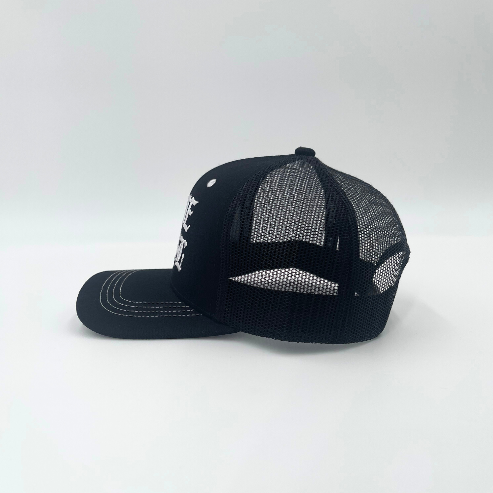 Live Well Trucker Hat - Black | Empty Whole Womens Streetwear | Hats