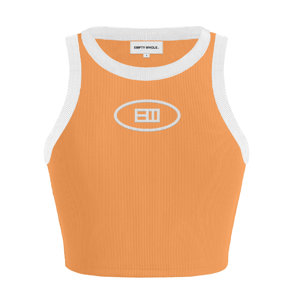 Empty Whole Ellipse Logo Tank Top - Peach