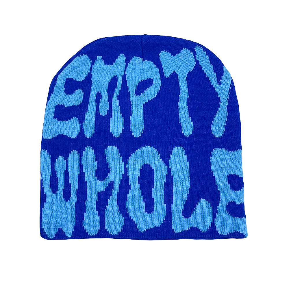 Blue Empty Whole Beanie