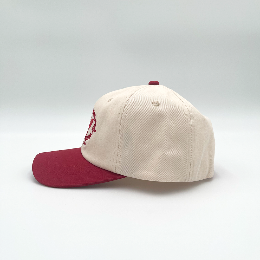 Empty Whole Butterfly Dad Hat - Burgundy / Cream - Empty Whole Women's Streetwear - Girls Dad Hat