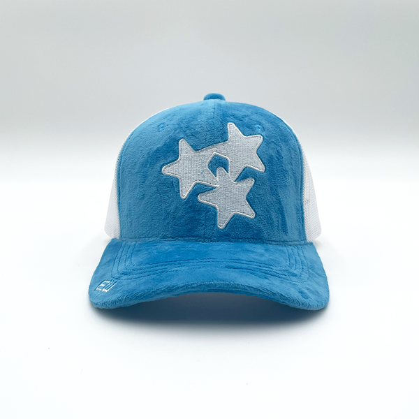Velvet Star Family Trucker Hat - Blue - Empty Whole Women's Streetwear - Girls snapback Trucker Hat