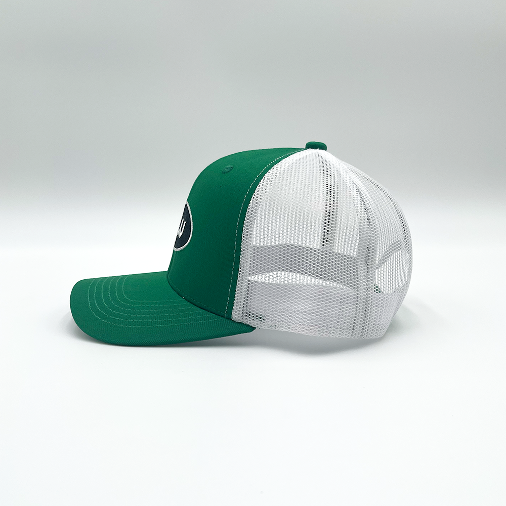 EW Trucker Hat - Green - Empty Whole Women's Streetwear - Girls Snapback Trucker Hat