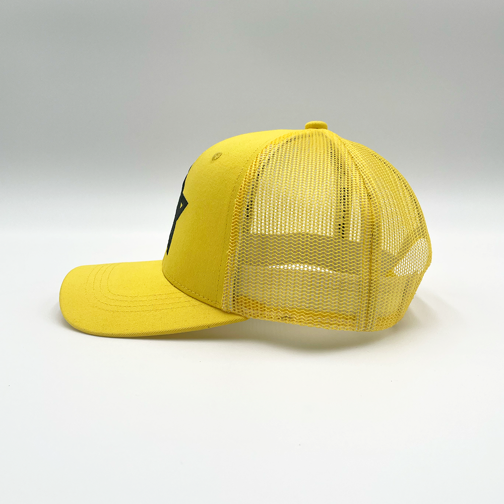 Empty Whole Star Trucker Hat - Yellow - Empty Whole Women's Streetwear - Girls Snapback Trucker Hat