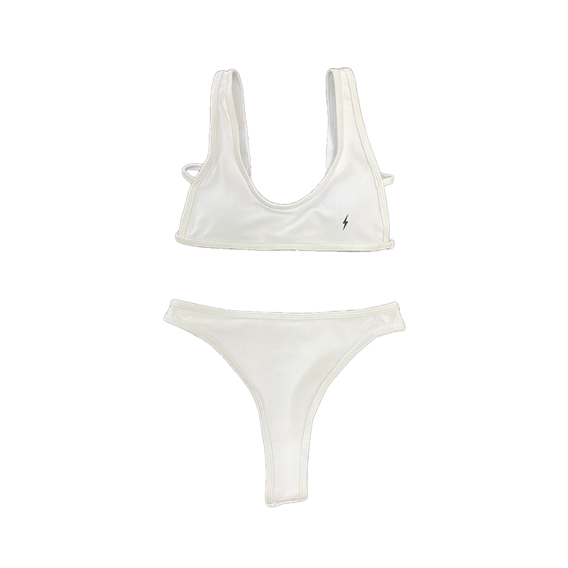 Zaful white bikini sales