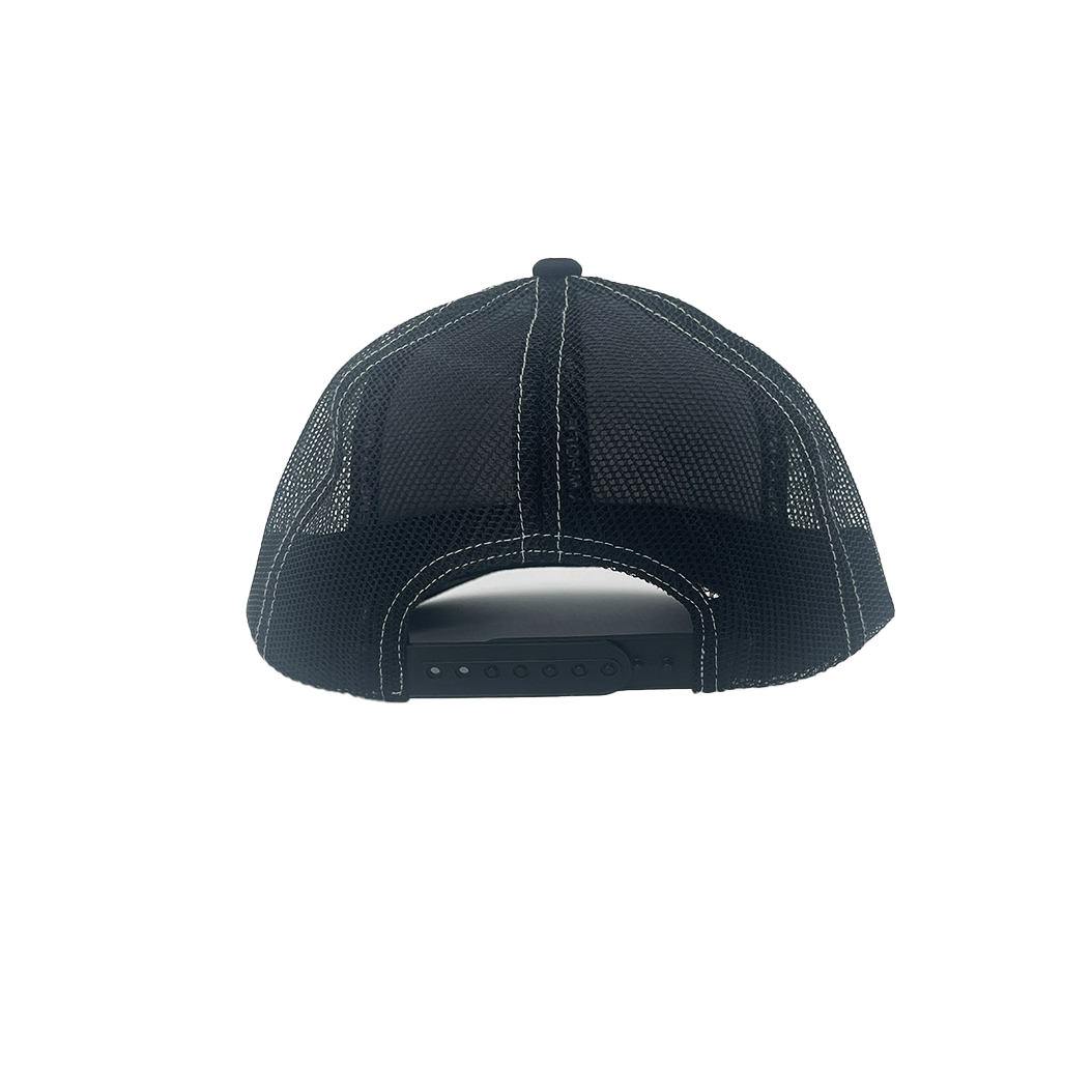 Ellipse Logo Trucker Hat - Black on Black