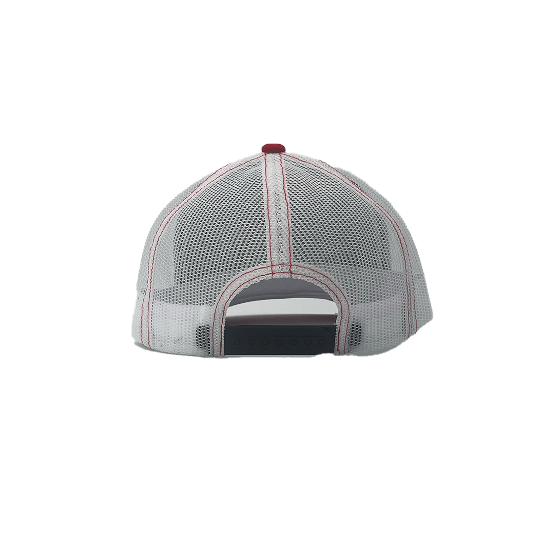Ellipse Logo Trucker Hat - Black + Red