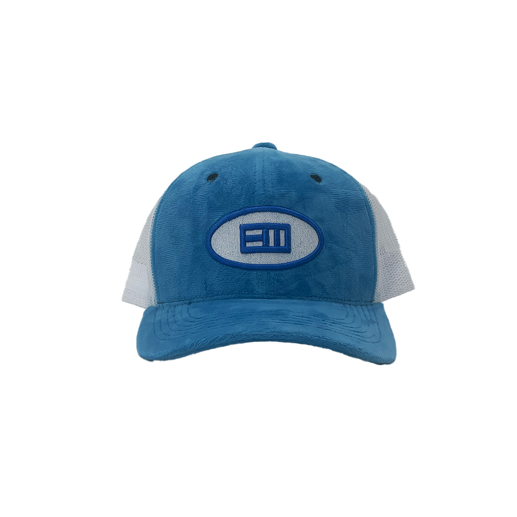 Ellipse Logo Trucker Hat - Blue Velvet