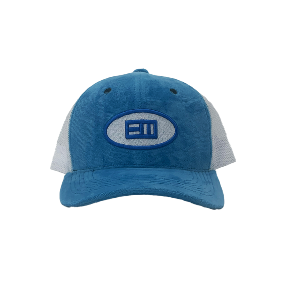 Ellipse Logo Trucker Hat - Blue Velvet