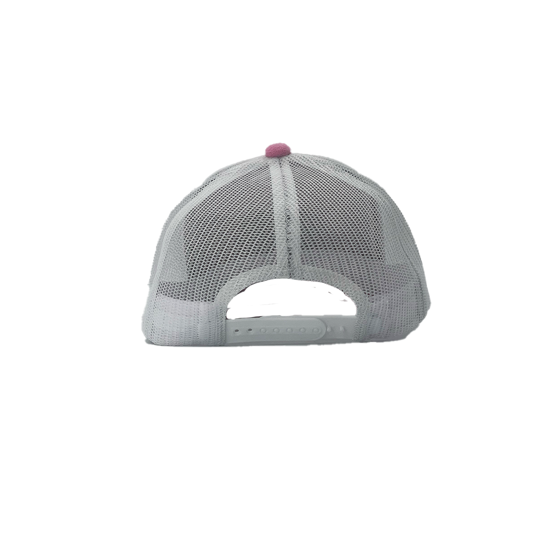 Ellipse Logo Trucker Hat - Pink Velvet