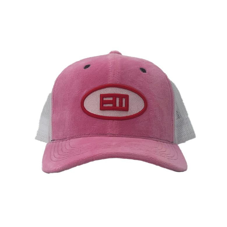 Ellipse Logo Trucker Hat - Pink Velvet