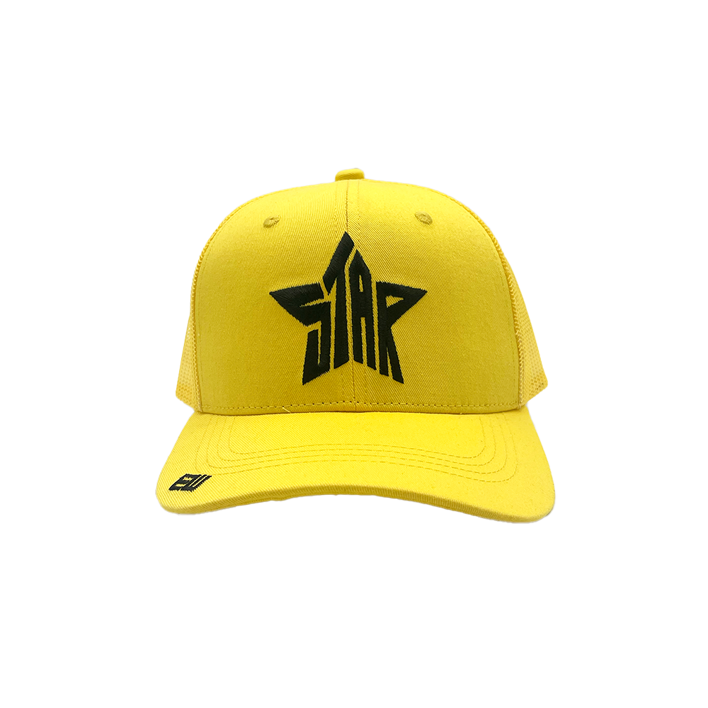 Empty Whole Star Trucker Hat - Yellow - Empty Whole Women's Streetwear - Girls Snapback Trucker Hat