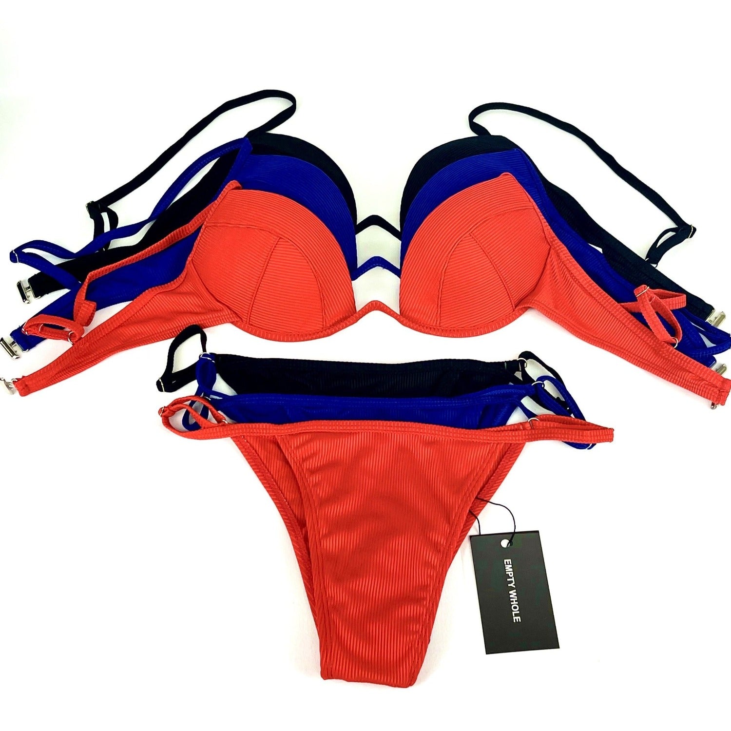 Red Deluxe V Shape Bikini Set