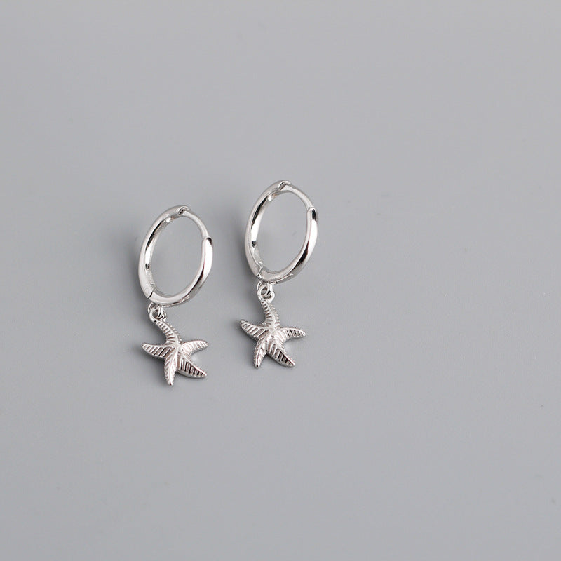 Star Fish Hoop Earrings from Empty Whole