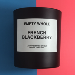 Empty Whole French Blackberry Candle