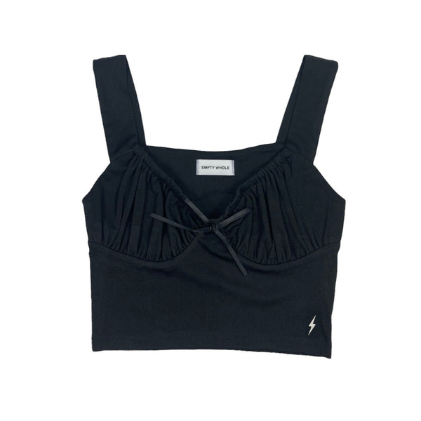 Black 90's style cami top - Empty Whole