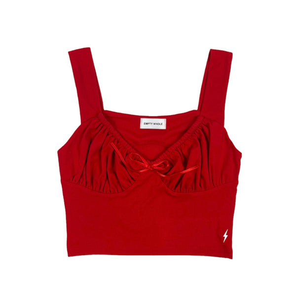 Red 90's style cami top - Empty Whole