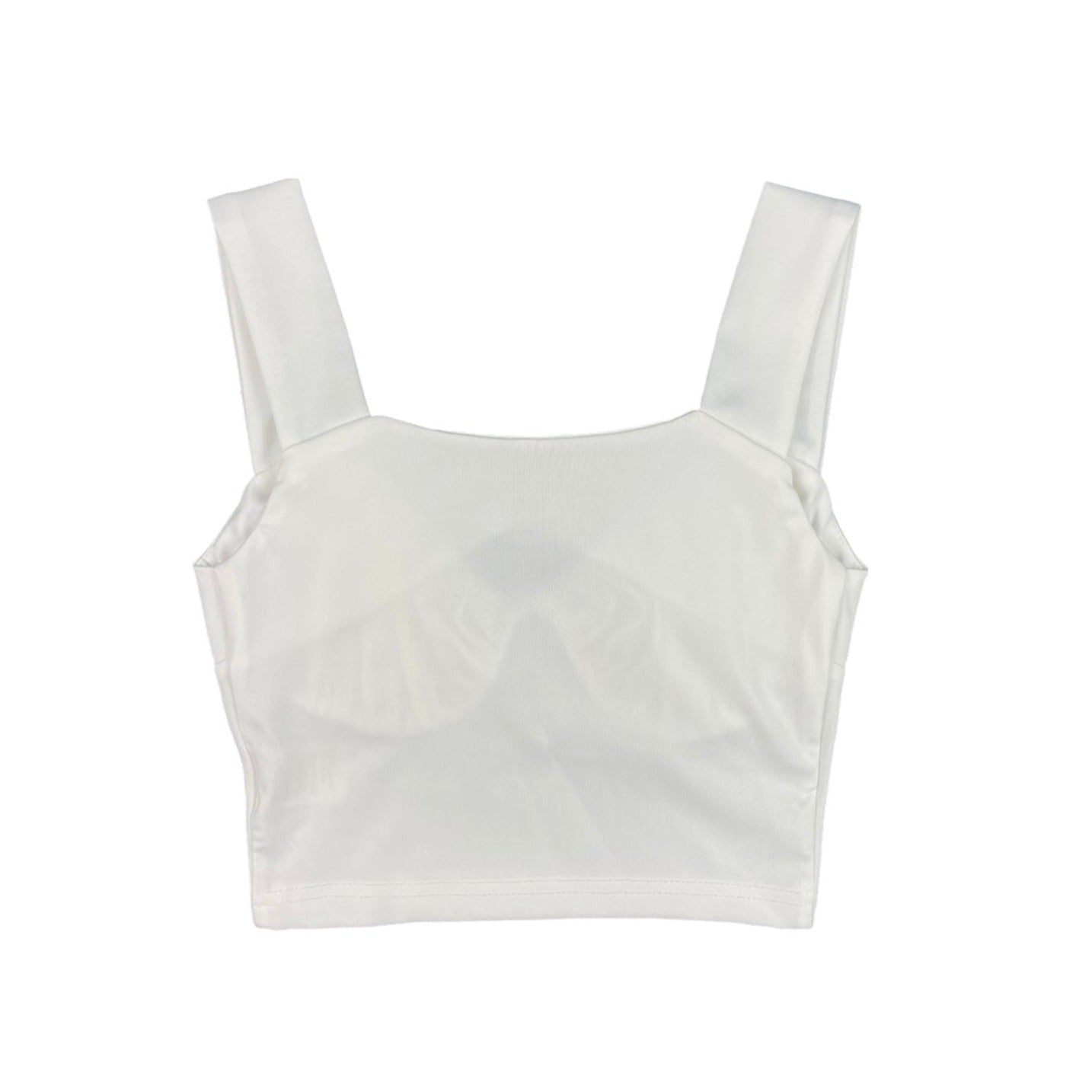 White 90's Style Cami Top Empty Whole