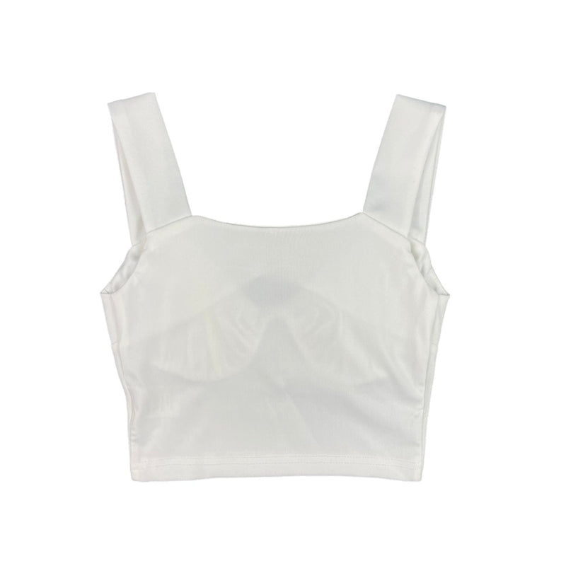 White Crop Cami Top – Styched Fashion