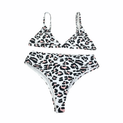 Leopard Animal Print Bikini Set - Empty Whole Swimwear