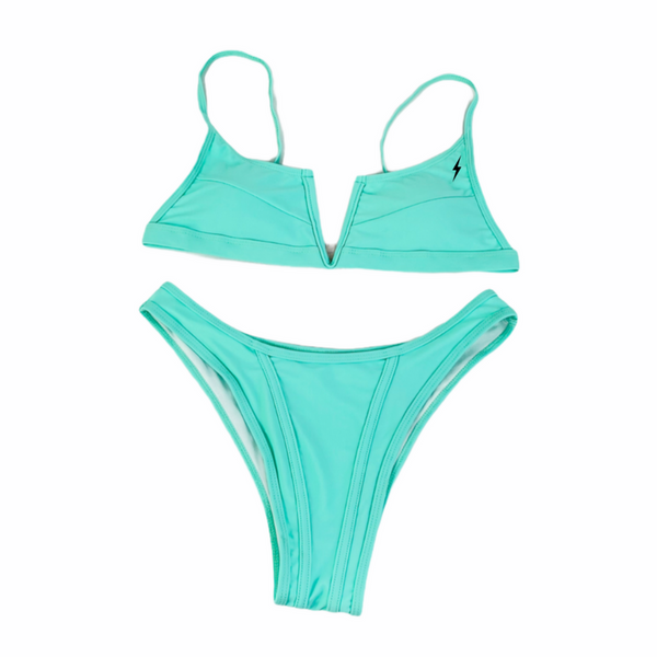 Mint green bikini store set