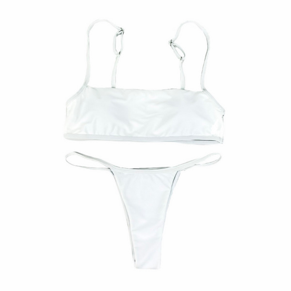 White Hollow Top Bikini Set – Empty Whole™